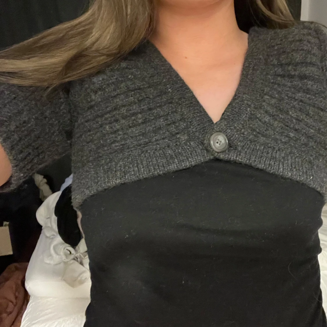 Mörkgrå bolerotopp från Stella Forest - 3