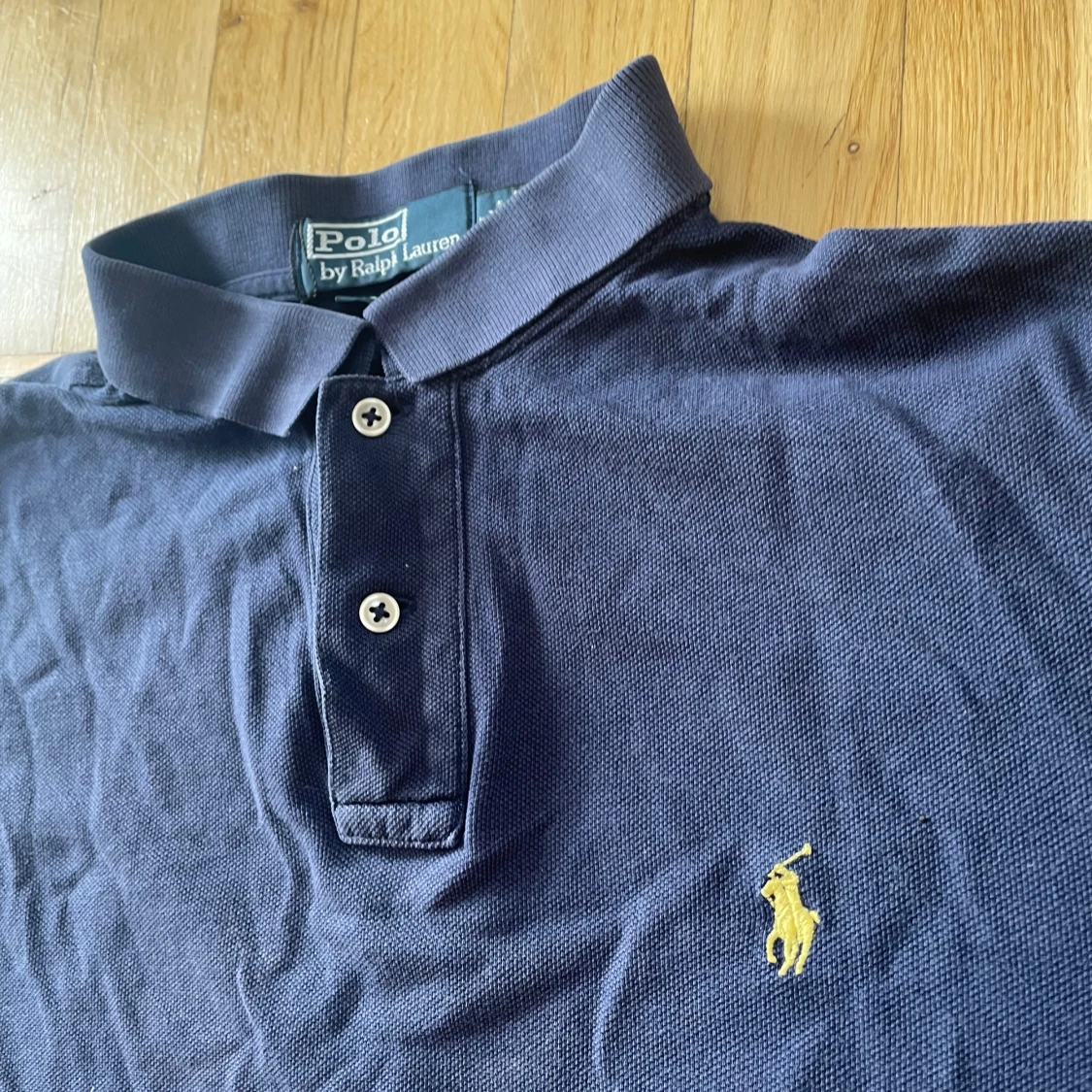 Blå pikétröja från Ralph Lauren - 2