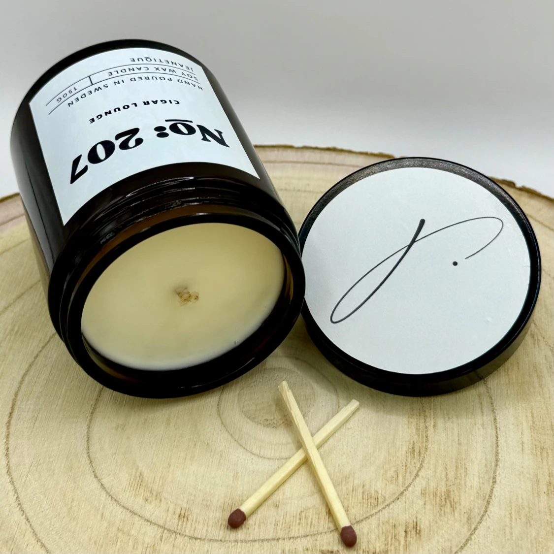 Doftljus Cigar Lounge 100% sojavax ljus - 2