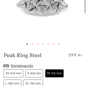 Peak Ring Steel från Edblad - Säljer nu min knappt använda äkta Edblad ring för att jag tycker ej att jag passar i den 🥰 Den är i storleken 17,5. Original priset är 400