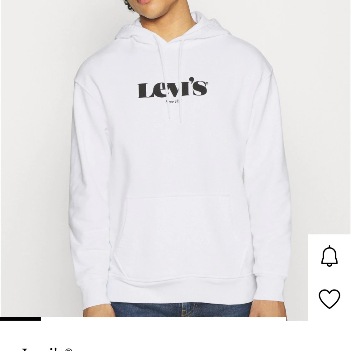 Vit levis hoodie - 1