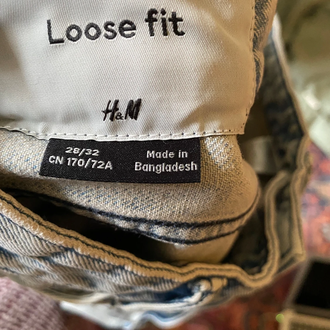 Loose fit ljusblå jeans från H&M - 2