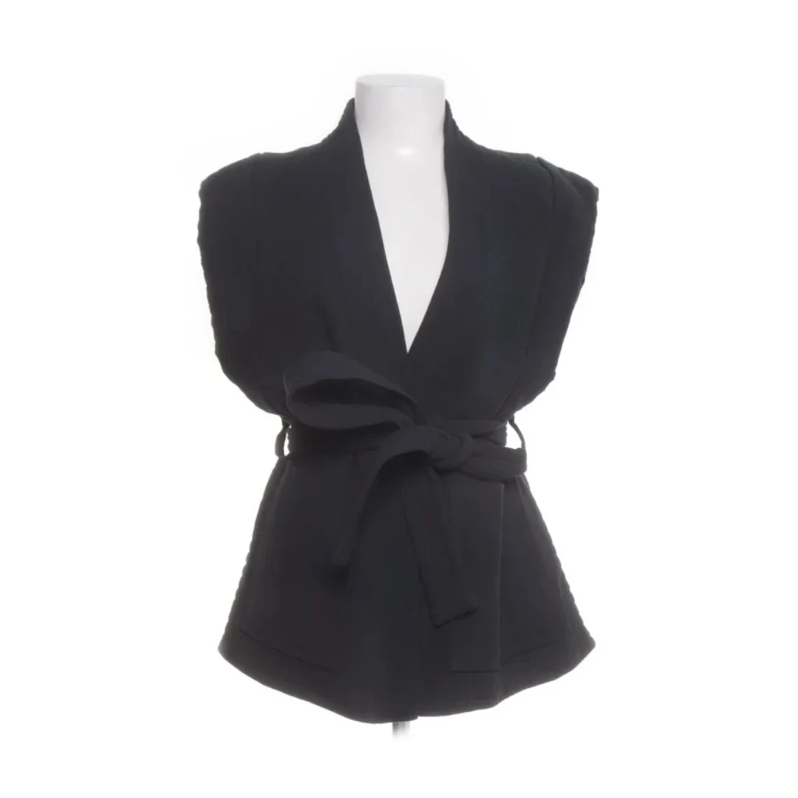 Svart omlottväst från H&M med knyt