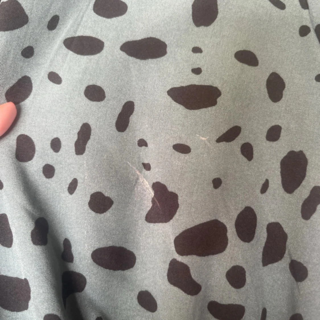 Grönprickig kort klänning från SHEIN - 2