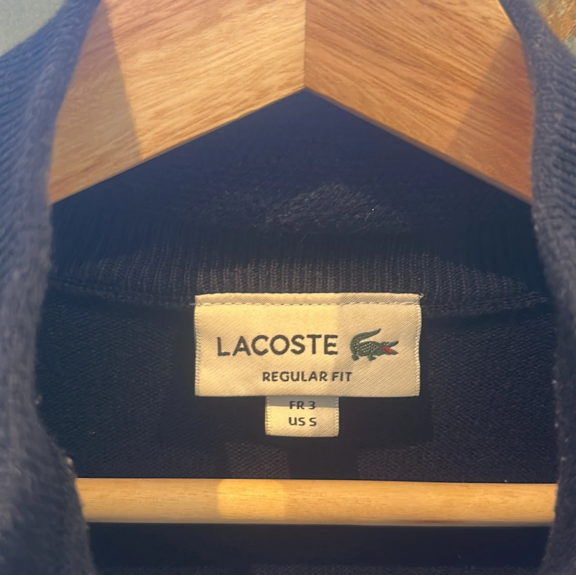 Mörkblå kofta från Lacoste fullzip  - 2
