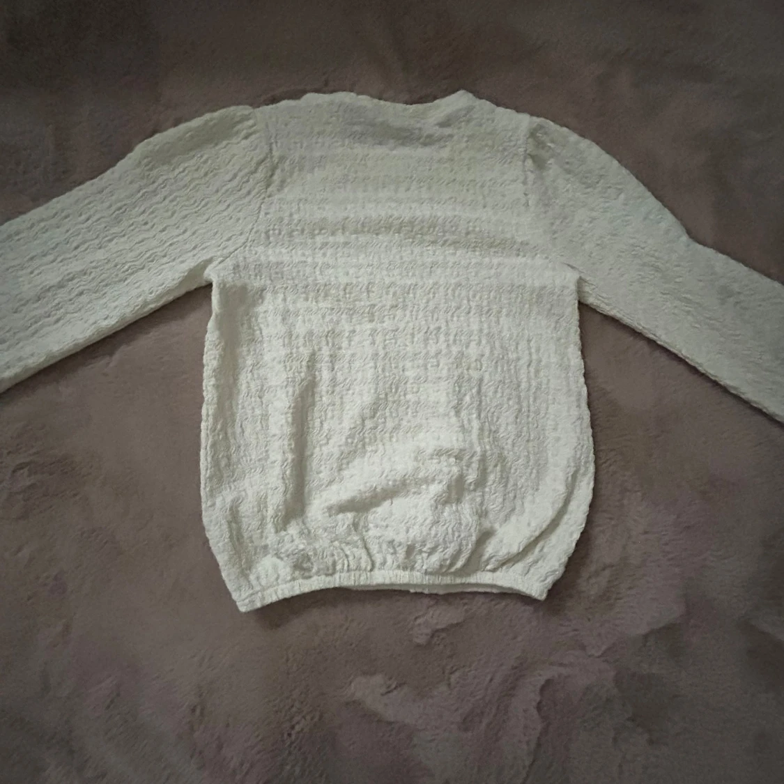 Vit strukturerad blus från C&A - 3