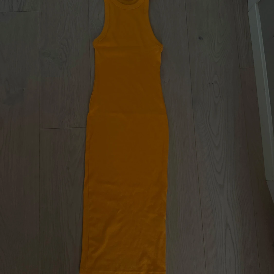 Orange Långklänning från Zara 
