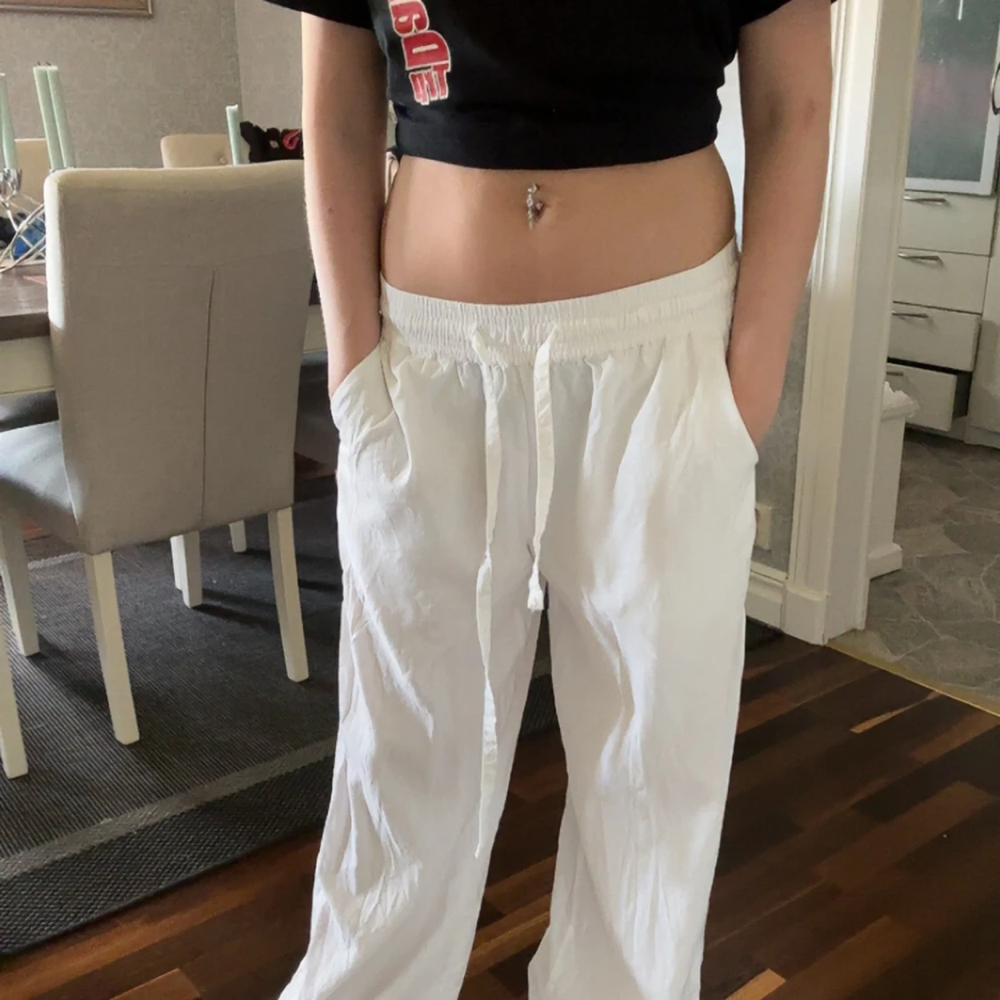 Vita linnebyxor från Soyaconcept( nypris 500kr) - 4