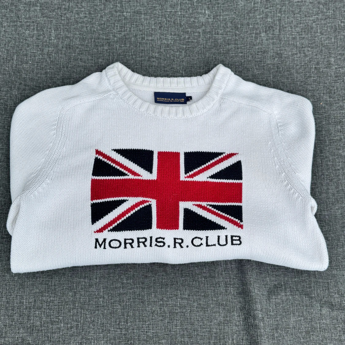 Vit stickad tröja Morris  - 3