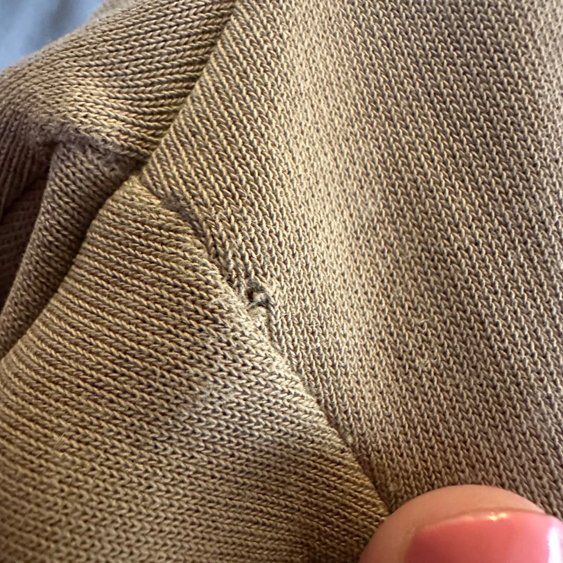 Beige mjuka shorts med snörning strl: XL - 1