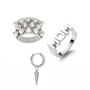 Stockholmsstils smycken - Edblad ringen är i storlek 17.50, MOM ringen vet jag inte tyvärr. Allt ingår & är äkta. Om ni har några frågor så är det bara att skriva 🤗