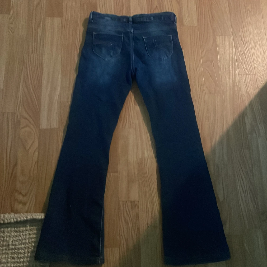 Blå bootcut jeans från Minymo - 1