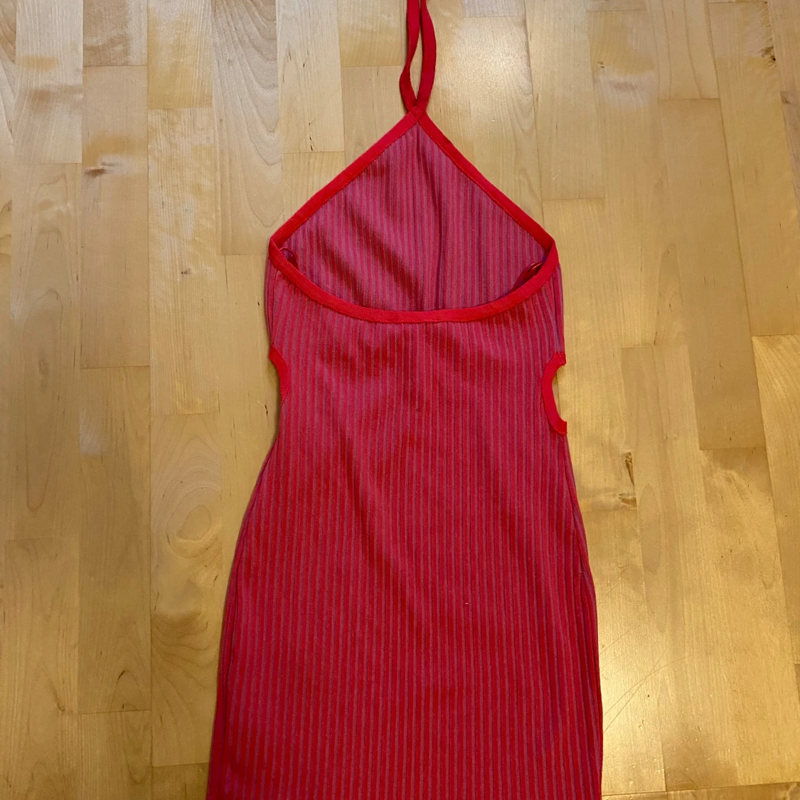 Röd omlottklänning från Zara S - 1