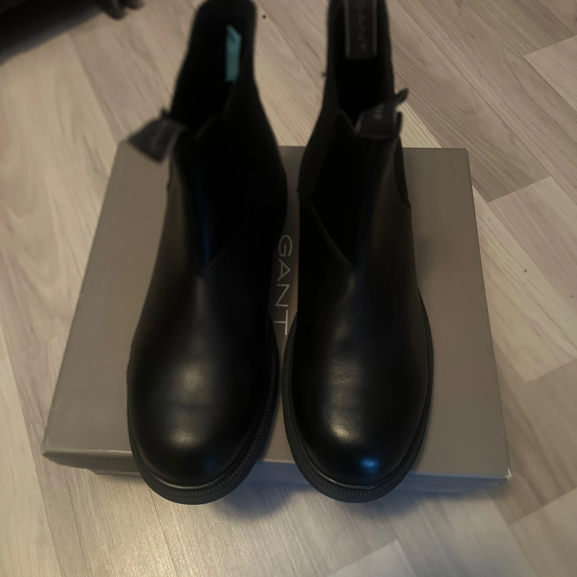 Svarta oanvända boots från Gant