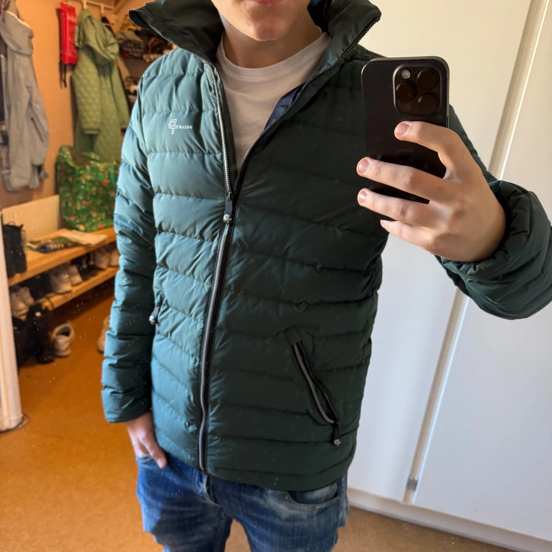 Grön dunjacka från Pelle P