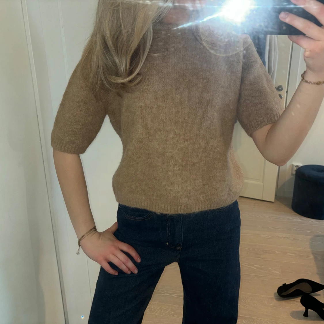 Stickad Tshirt  - 93