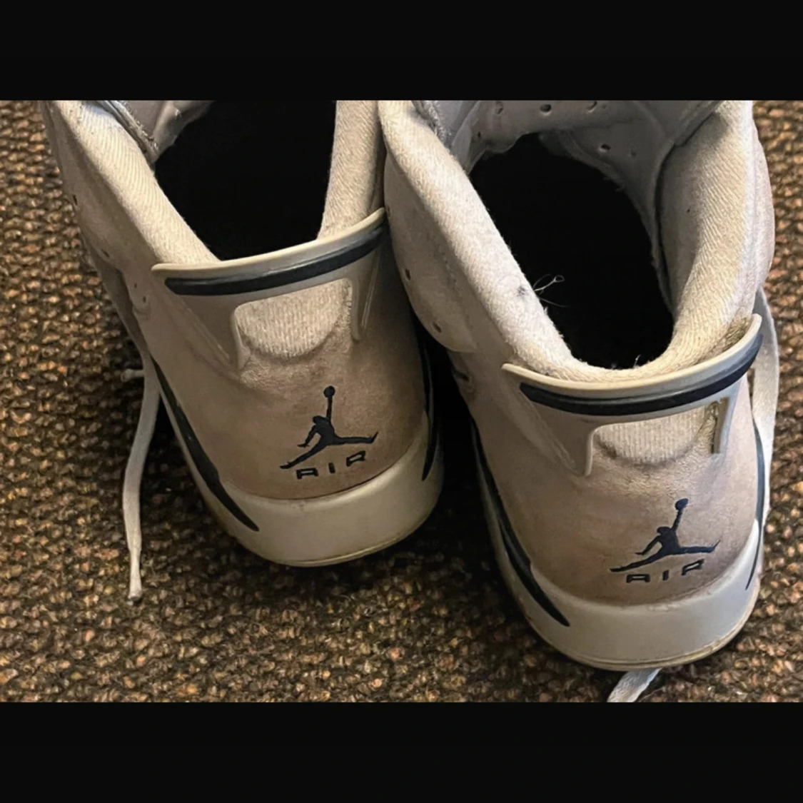 Grå Nike Air Jordans 6 - 90