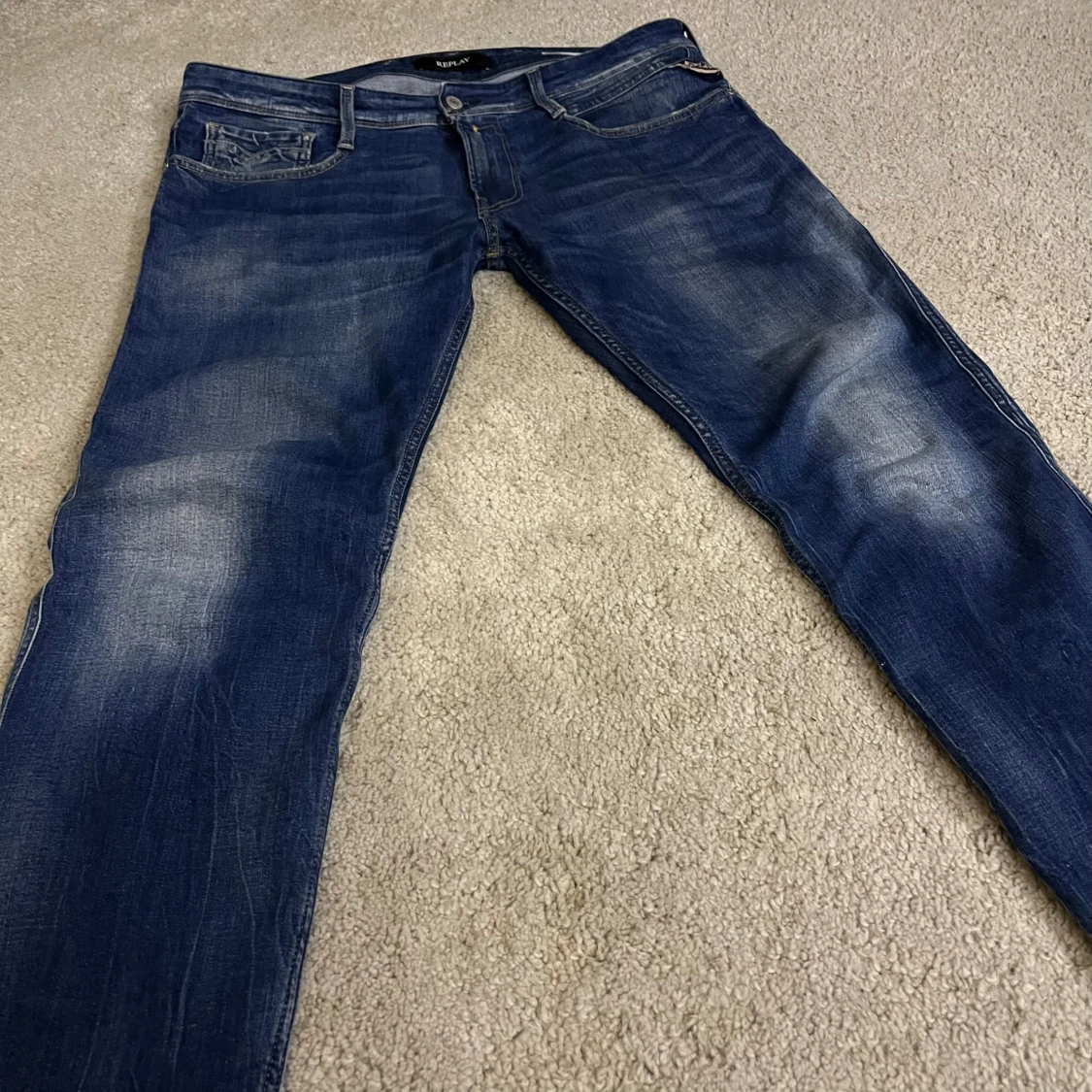 Blå jeans från Replay - 90