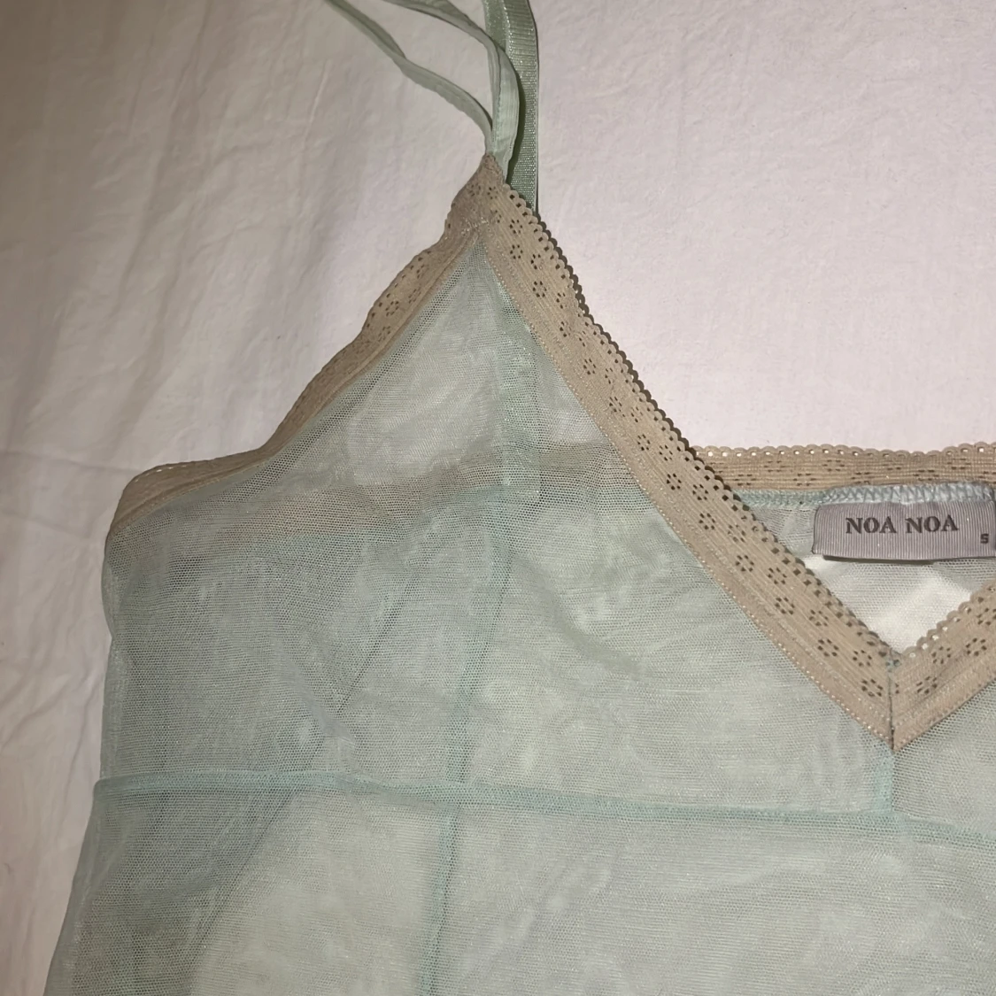 Mintgrönt nattlinne i mesh från Noa Noa - 92