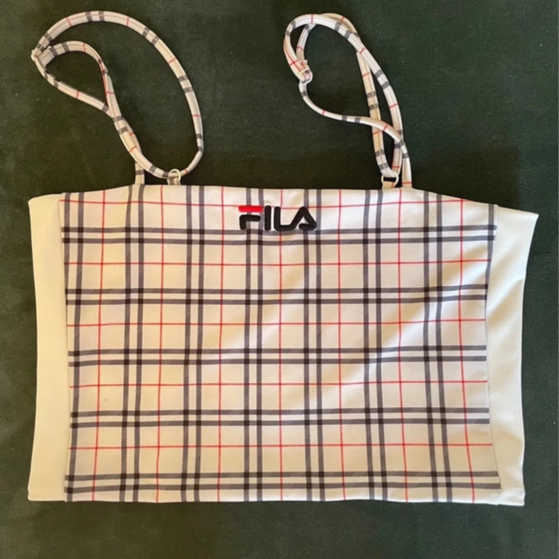 Rutig tubtopp från FILA