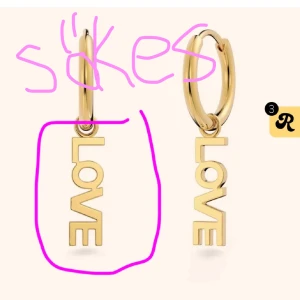 SÖKES! Love till Edblad örhängen  - Söker bara själva Love saken som jag då lyckats tappa bort, om det är någon som hade kunnat tänka sig att sälja den hade det varit super tacksamt❤️(pris kan diskuteras)