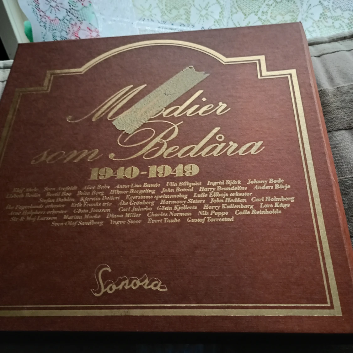 Album LP skivor Melodier som bedårar. 1940-1949.