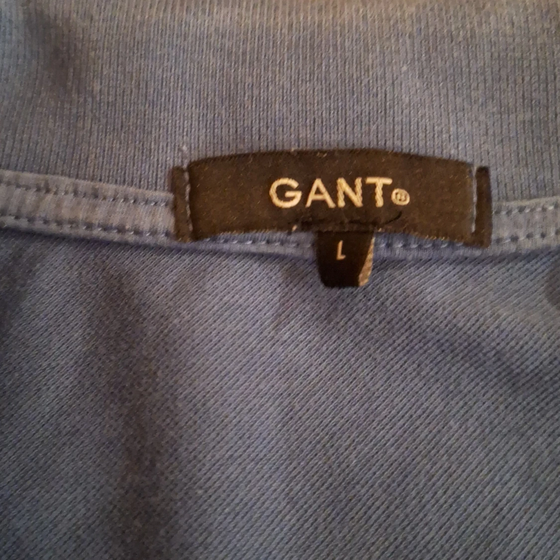 Blå pikétröja från GANT - 2