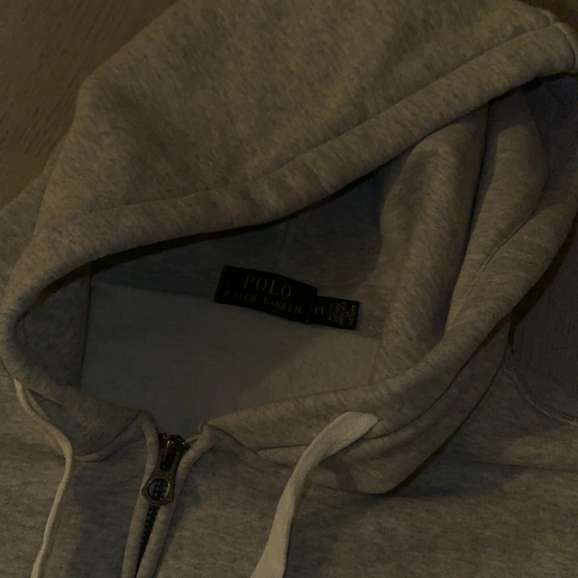 Grå Ralph Lauren Hoodie - 1