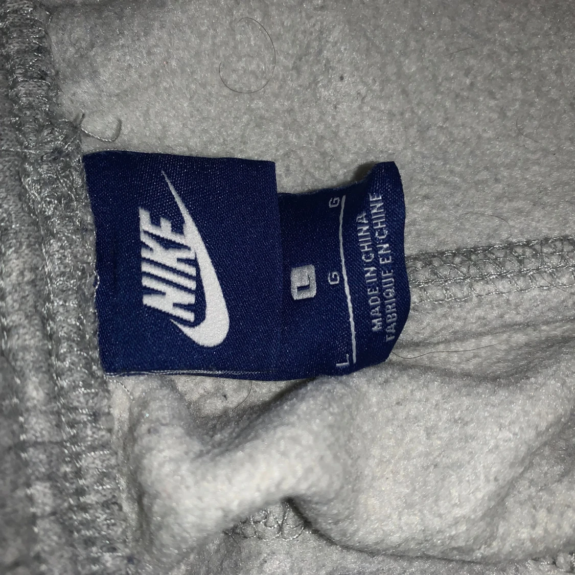 Grå nike byxor baggy - 4