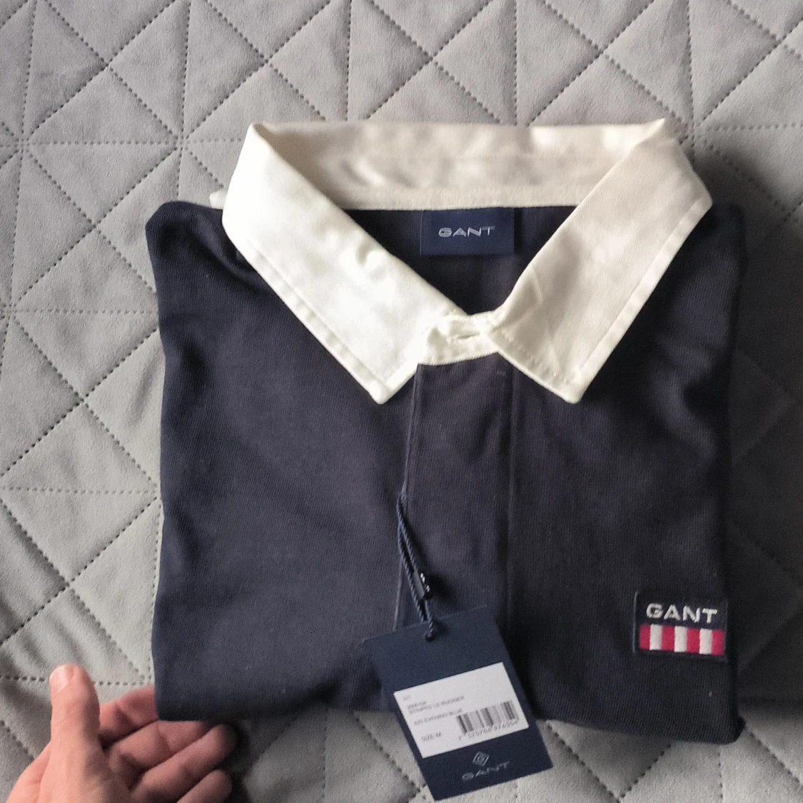 Randig pikétröja från GANT - 3