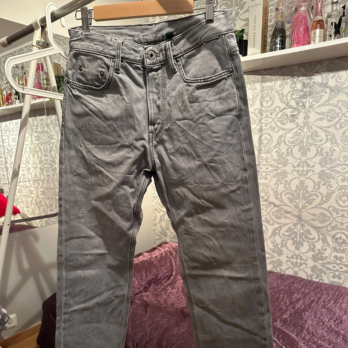 G-Star jeans modell Triple A Straight ljusgrå 28x32 - 3