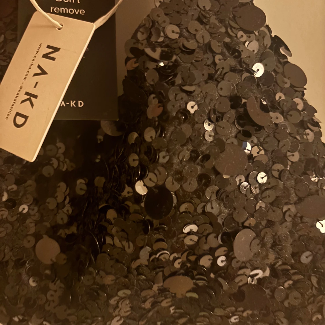 Svart väska med paljetter - 91