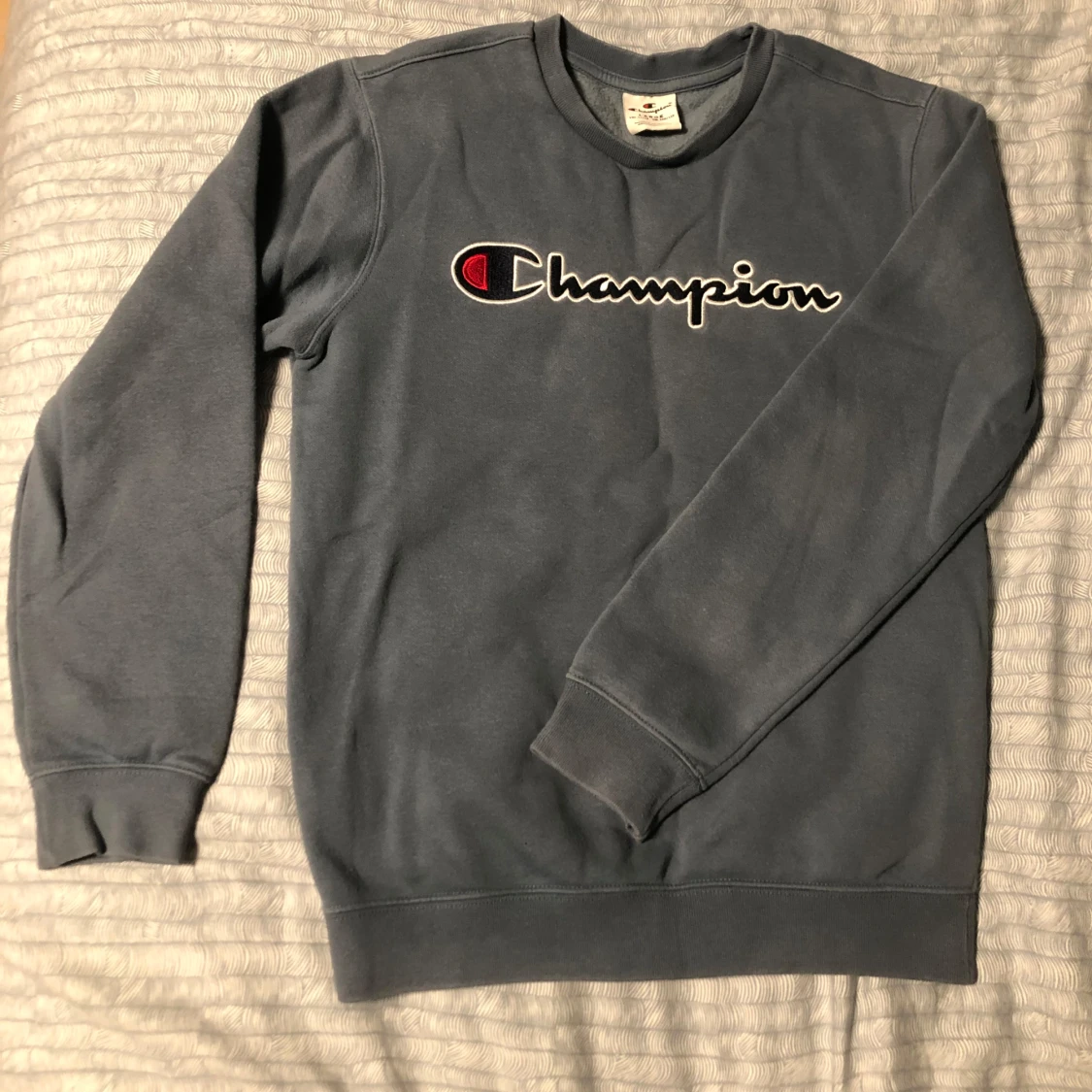 Blå sweatshirt från Champion