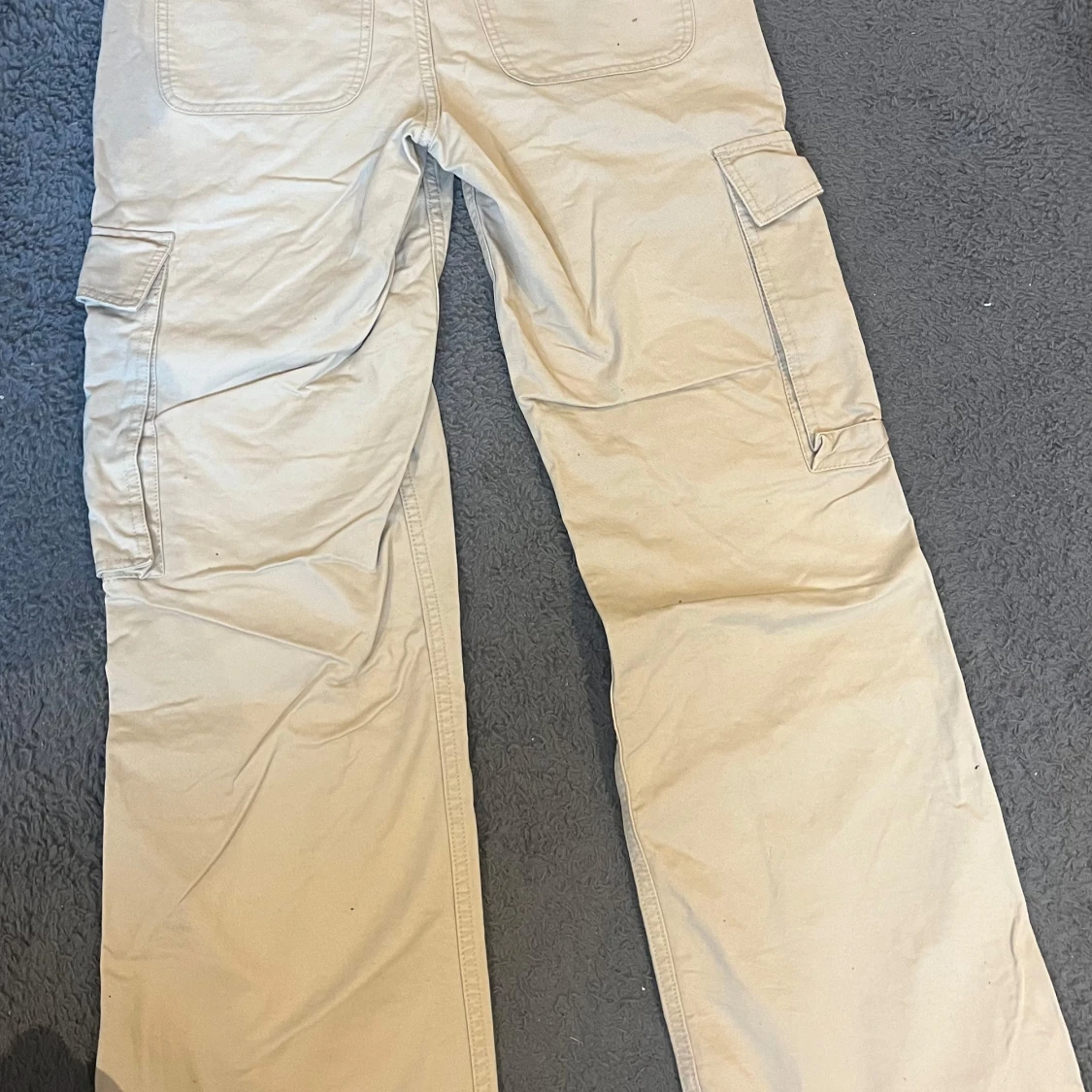 Beige cargobyxor - 91