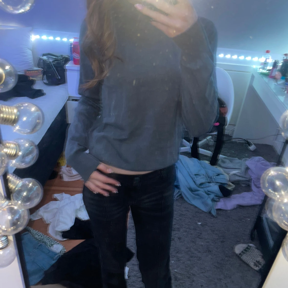 Grå polotröja från H&M - 91