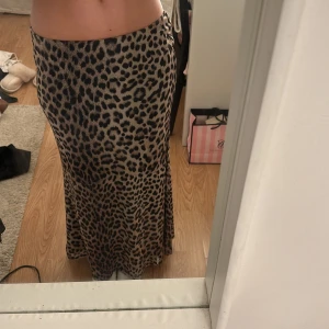 Lång kjol  - En leopardkjol helt ny med prislapp ifrån Gina Tricot. Slutsåld på hemsidan och så snygg. Tyvärr kommer jag inte få användning för den. Nypris 399kr💗