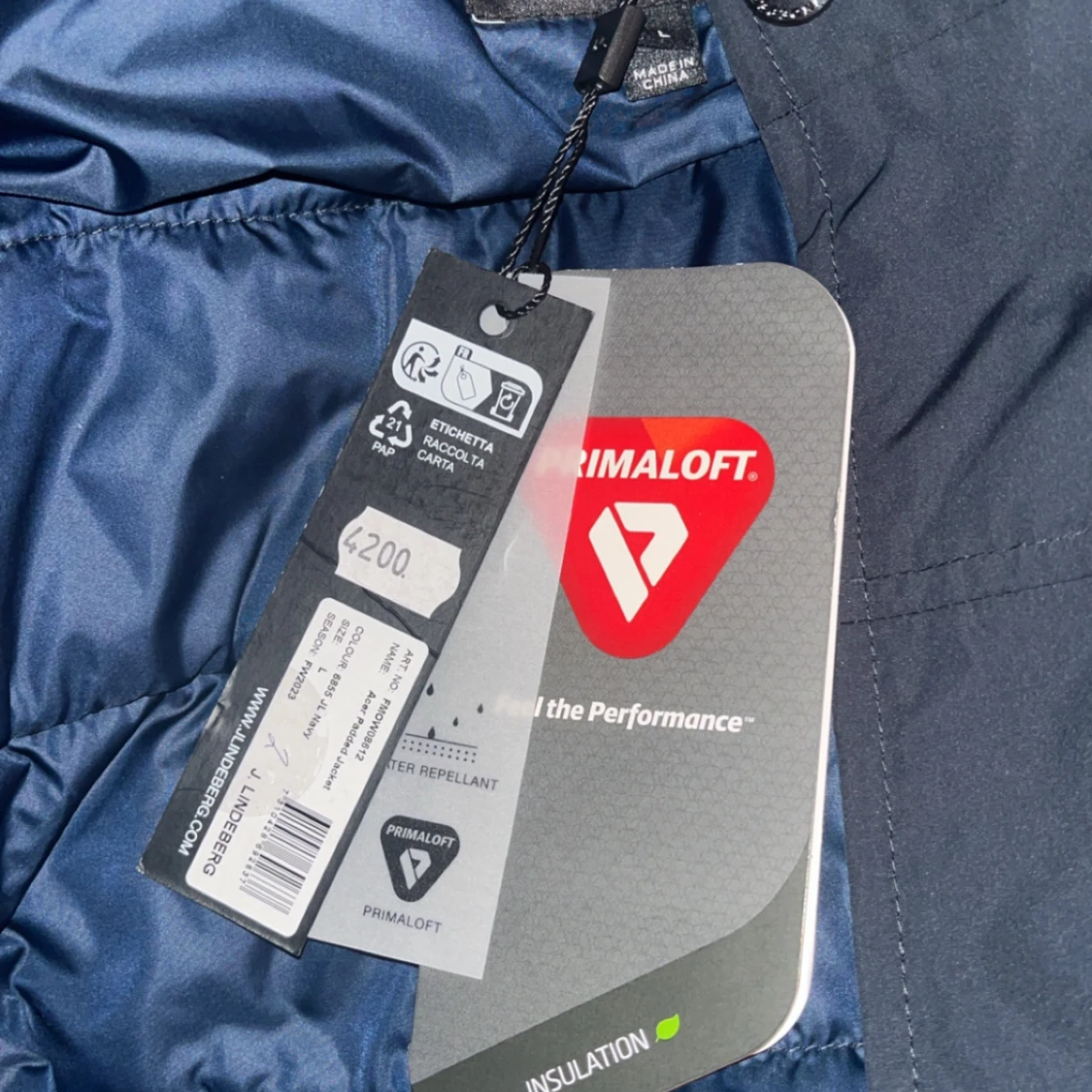 Mörkblå jacka från J.Lindeberg - 91