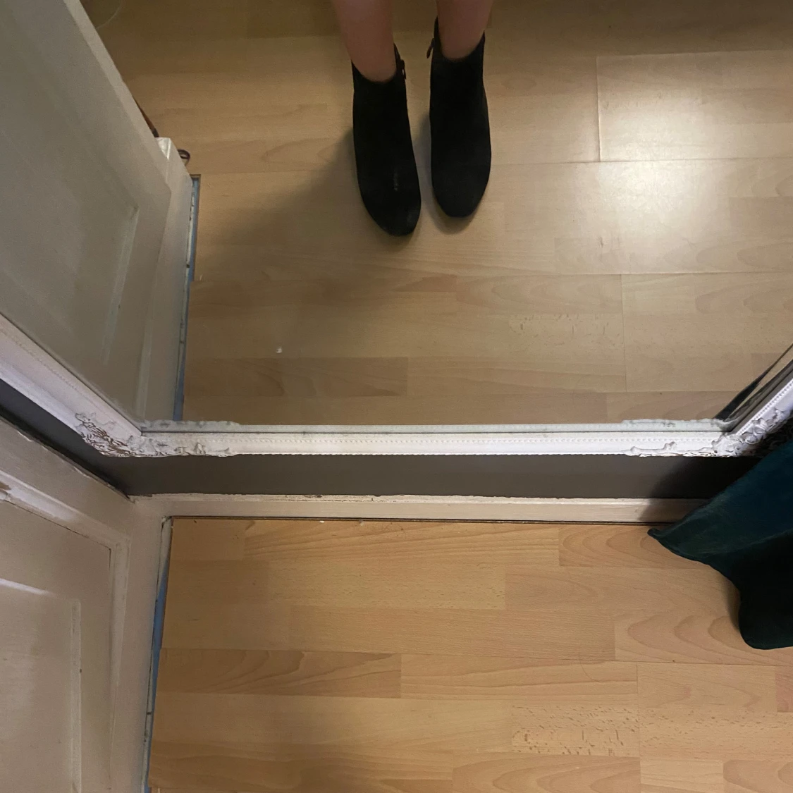 Svarta boots med klack - 90