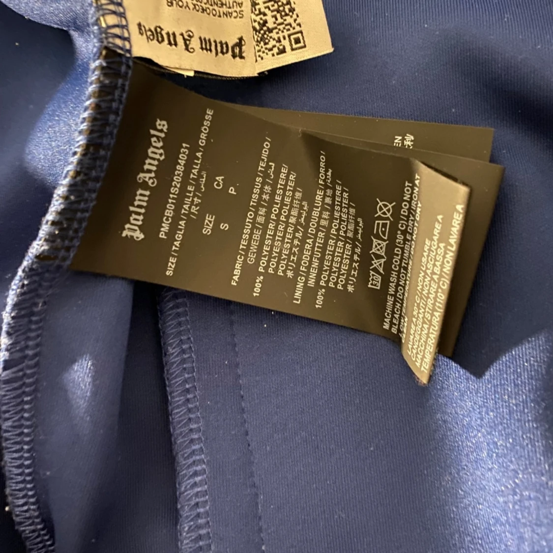 Palm Angels kofta svart blå  - 2