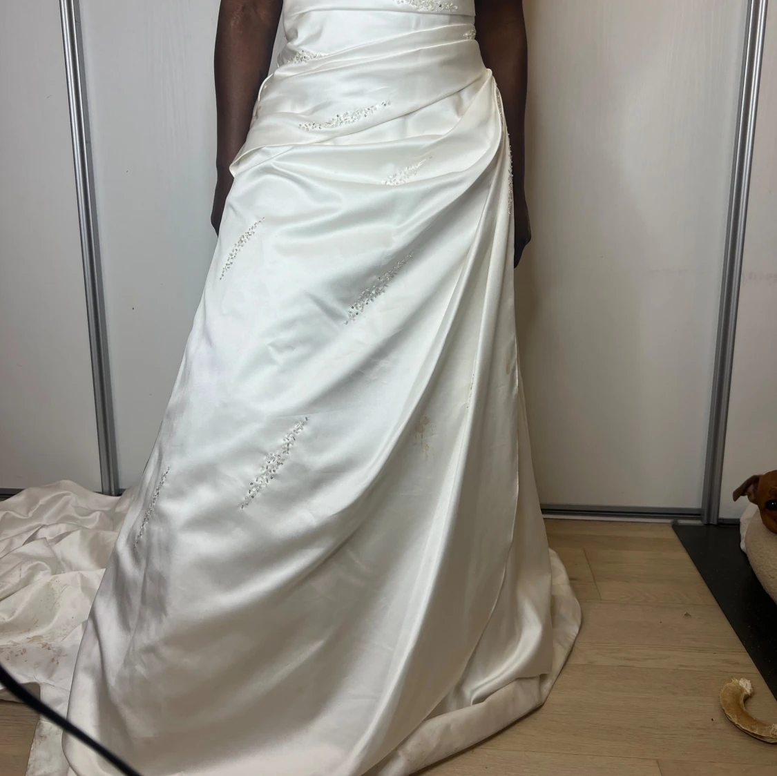 Vit bröllopsklänning - 1