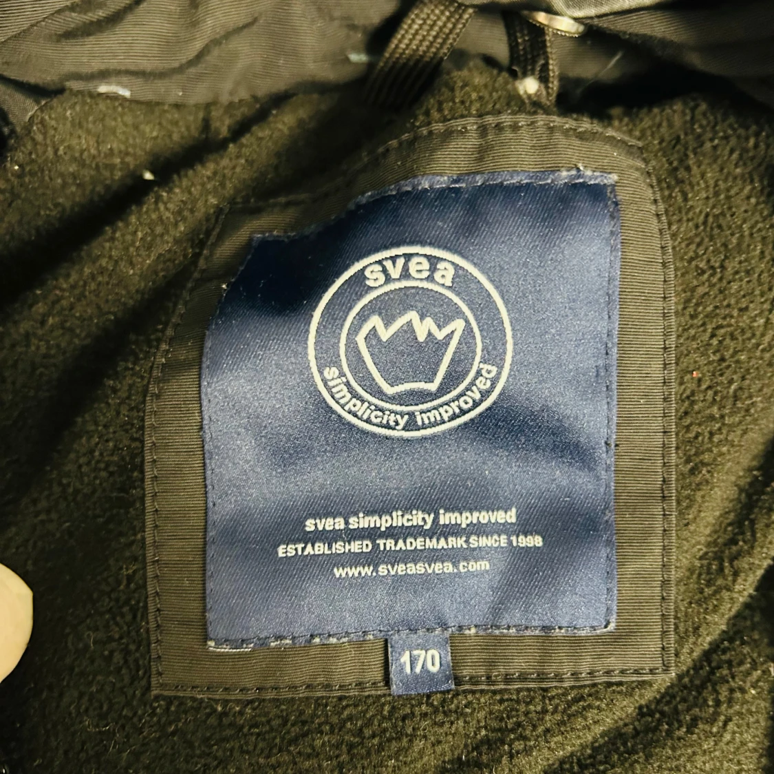 Svart dunjacka från Svea - 91