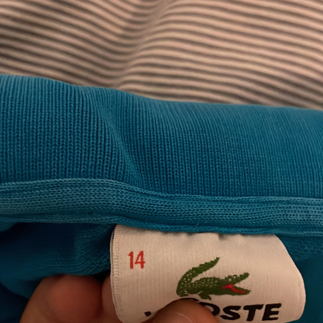 Blå pikétröja från Lacoste - 91