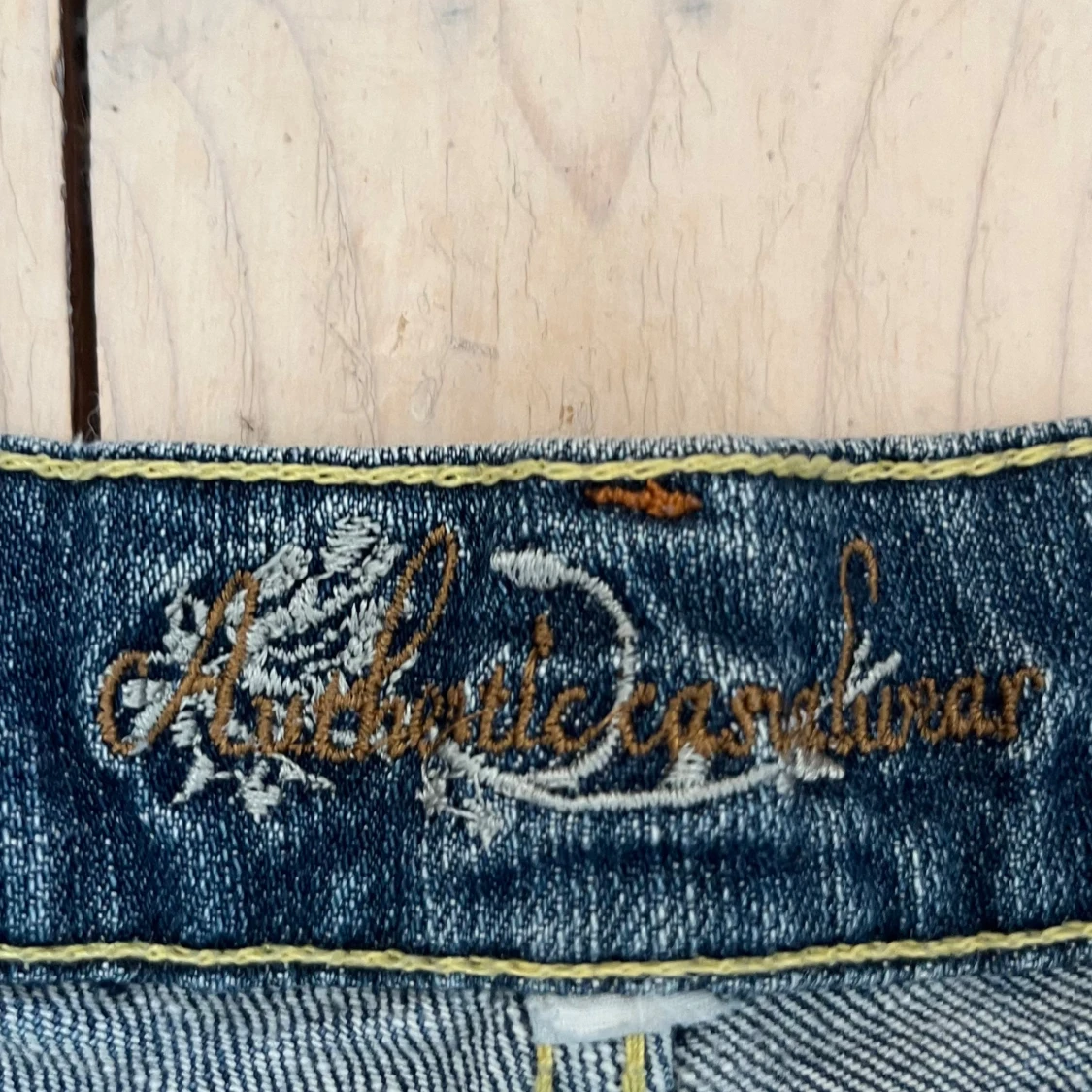 Blå bootcut jeans - 91