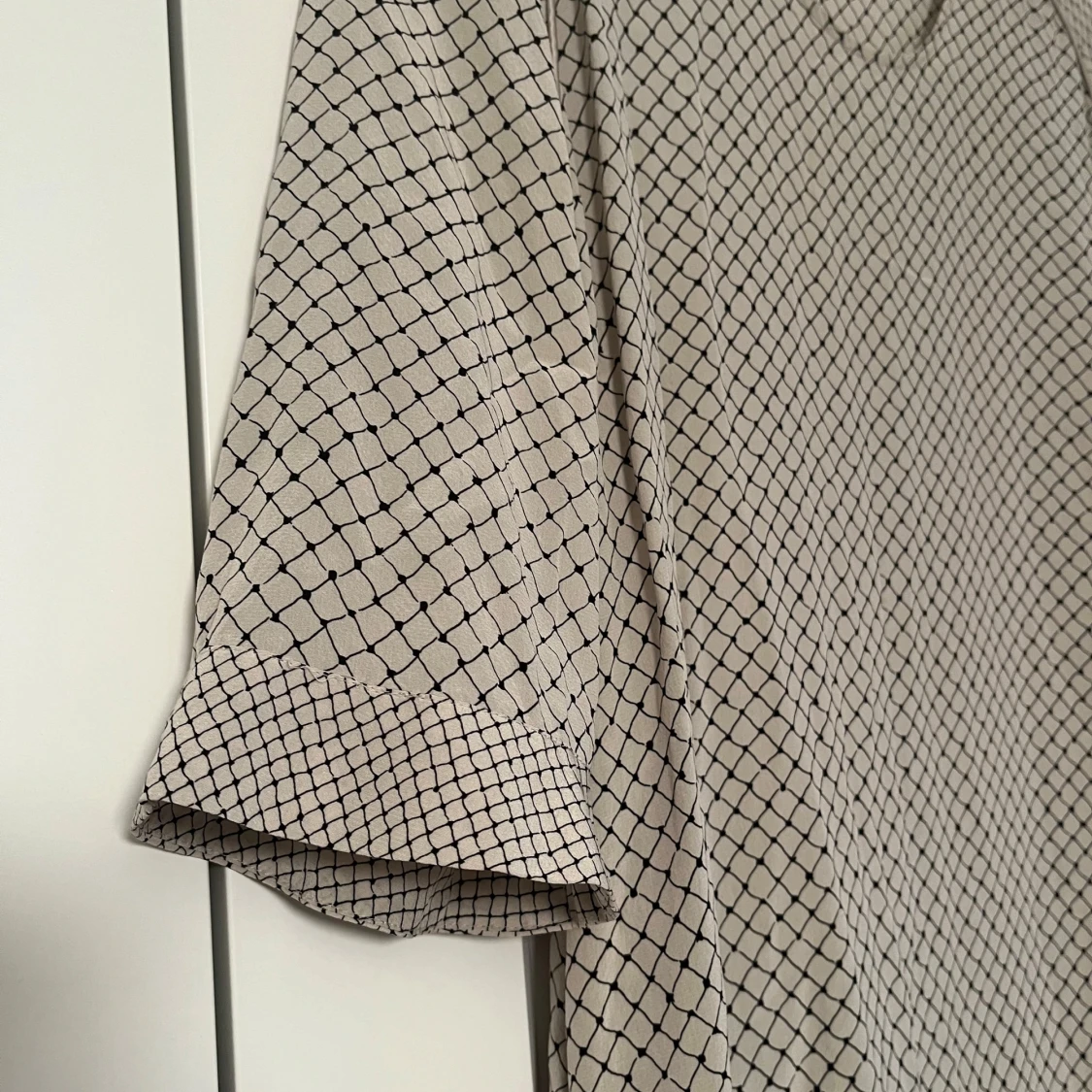 Custommade Beige klänning med rutigt mönster - 91