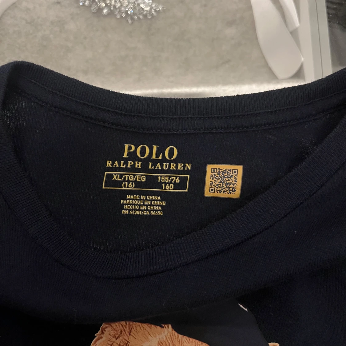 Mörk blå långärmad tröja från Ralph Lauren - 92