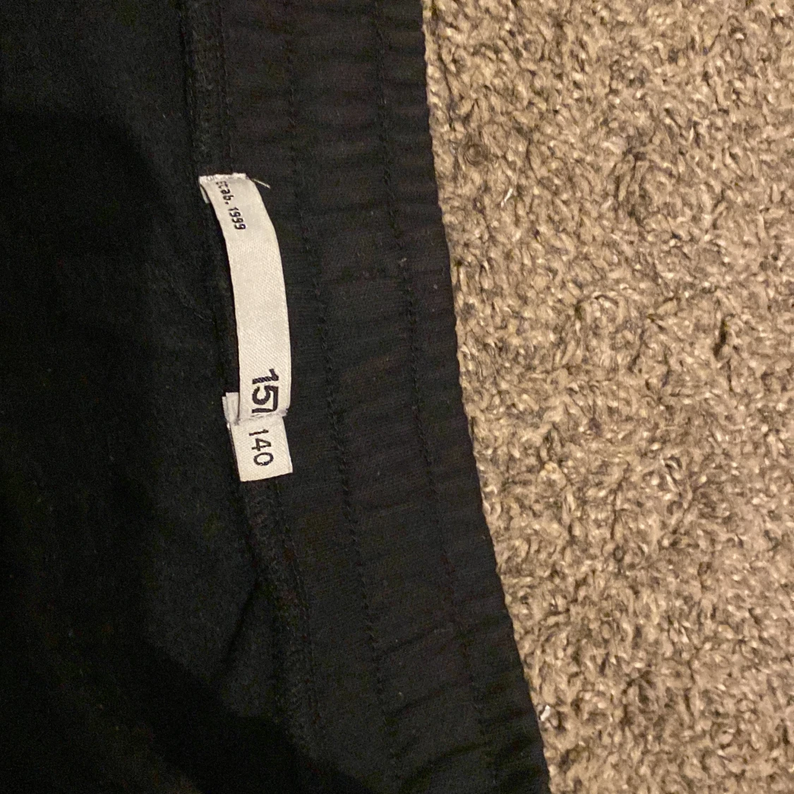 Svarta mjukisbyxor - 91