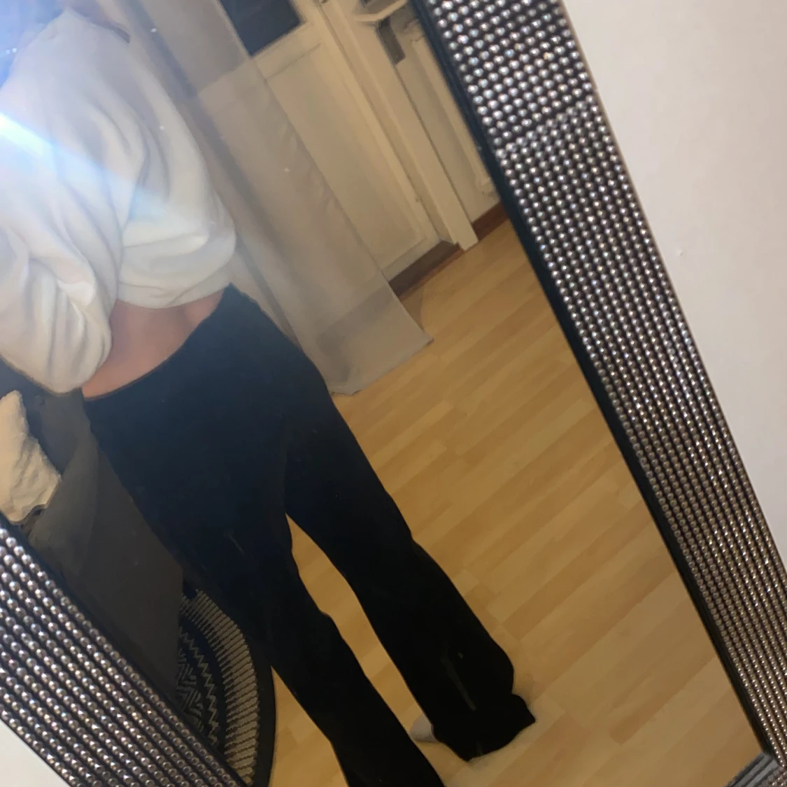 Svarta mjukisbyxor från Lindex - 90