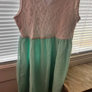 Mintgrön och vit spetsklänning från Rut&Circle - Charmig klänning från Rut&Circle med en vit spetsöverdel och mintgrön kjol. Klänningen är ärmlös och har en luftig passform, perfekt för varma dagar. Den romantiska spetsen ger en söt touch till den fräscha mintgröna färgen. Perfekt för sommarens alla tillfällen! 🌸