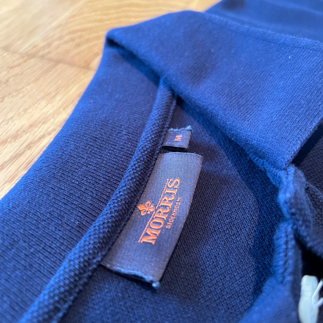 Mörkblå pikétröja från Morris - 3