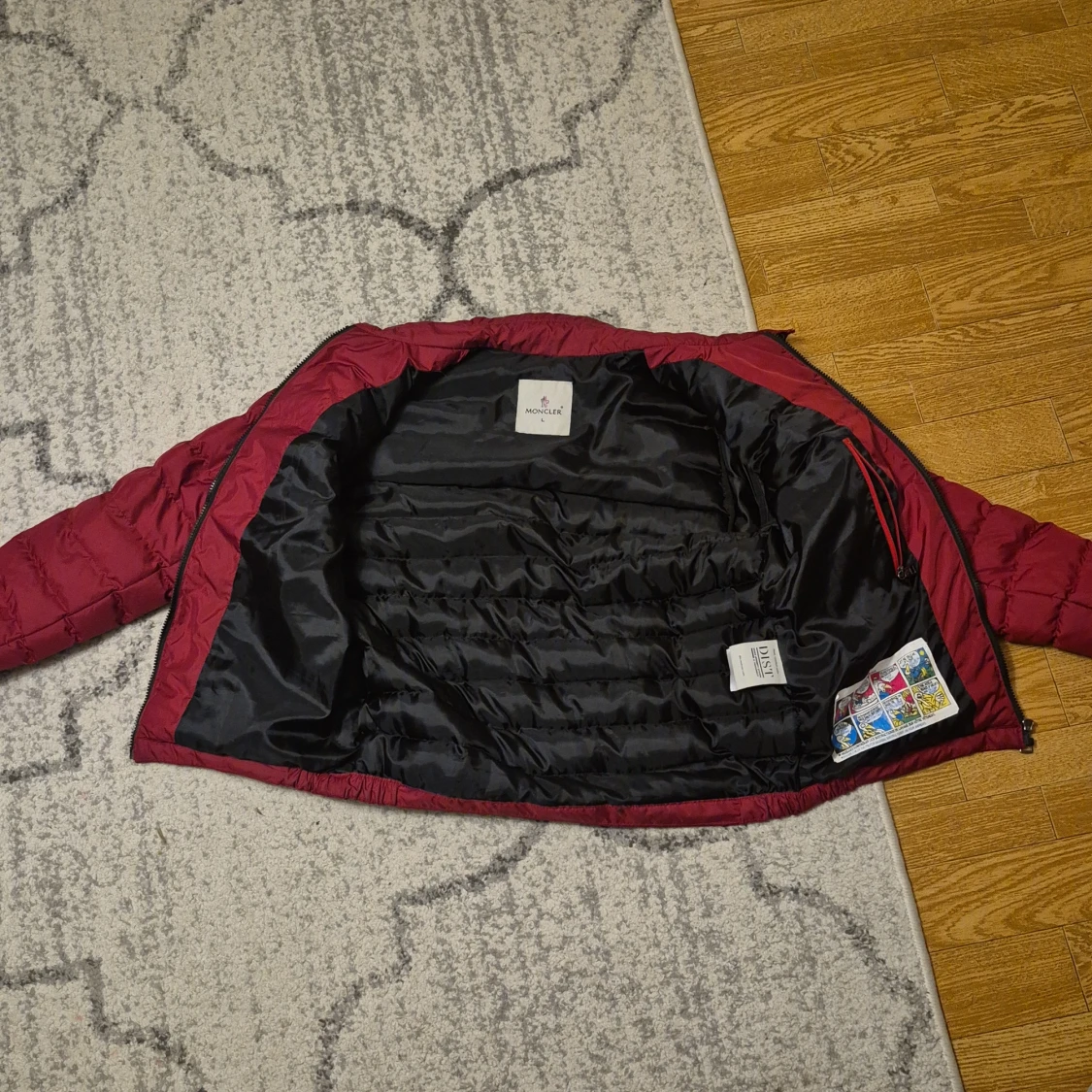 Röd dunjacka från Moncler - 4